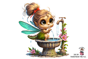 Funny Dragonfly PNG Bundle, a Graphic by Clipart Bloom (Thumbnail 8 of 14)