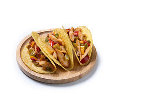 Crispy Mexican chicken tacos