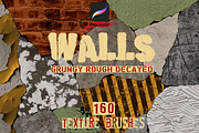 Wall Surface Procreate brushes, a Brush Add-On by TheWhiteCatLab (Thumbnail 1 of 9)