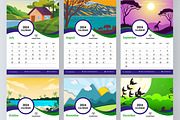 Calendar Design Templates Layout, a Stationery Template by MightyDesign (Thumbnail 4 of 8)