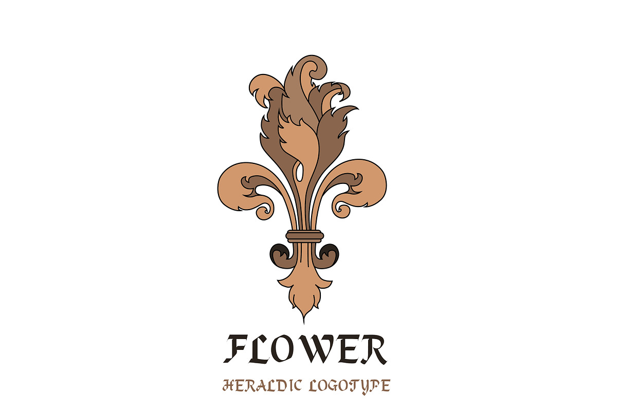 LYS flower logo + 2 patterns pack, a Branding & Logo Template by Alexandra De Angelis (Photo 3 of 8)