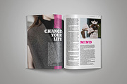 InDesign Magazine Template, a Magazine Template by Indotitas (Thumbnail 4 of 6)