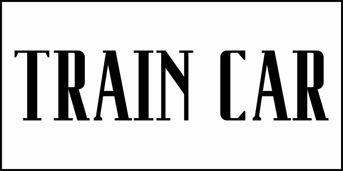 Train Car JNL, a Serif Font by Jeff Levine Fonts (Photo 2 of 5)