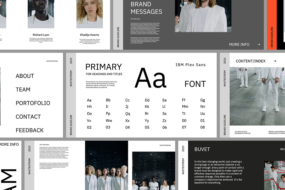Whitestrom Brand Guide PPTX, a Presentation Template by Identy Studio (Photo 6 of 10)