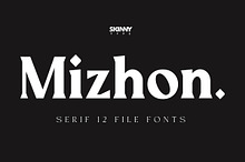 Mizhon Serif | 12 Font
