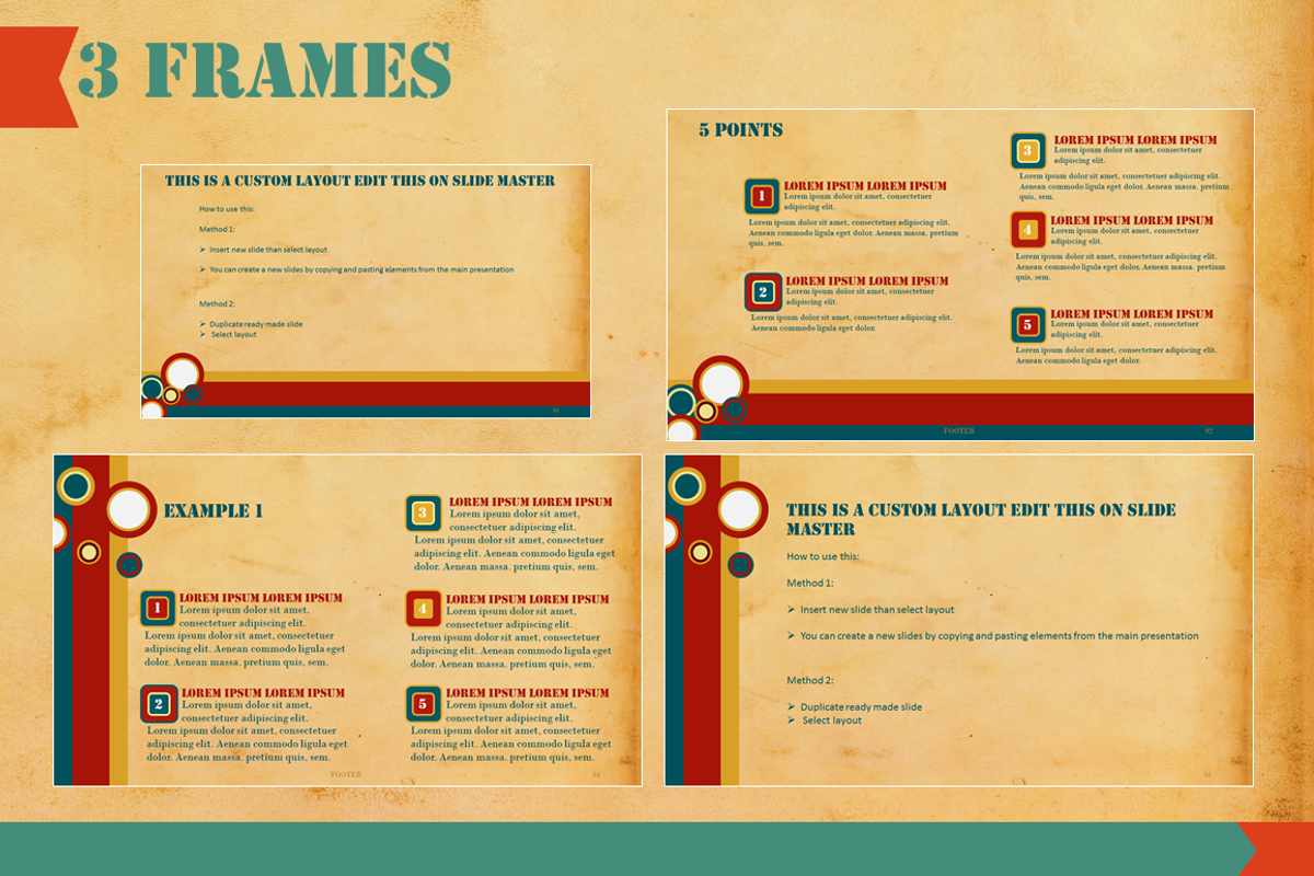 Retro Lights Strategic Business PP, a Presentation Template by Yes Presentations (Photo 3 of 10)
