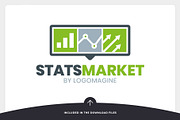 Stats Market Logo Template, a Branding & Logo Template by LOGOMAGINE (Thumbnail 5 of 13)