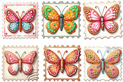 Gingerbread Cookie Butterfly Postage, an Illustration by Designking (Thumbnail 2 of 5)