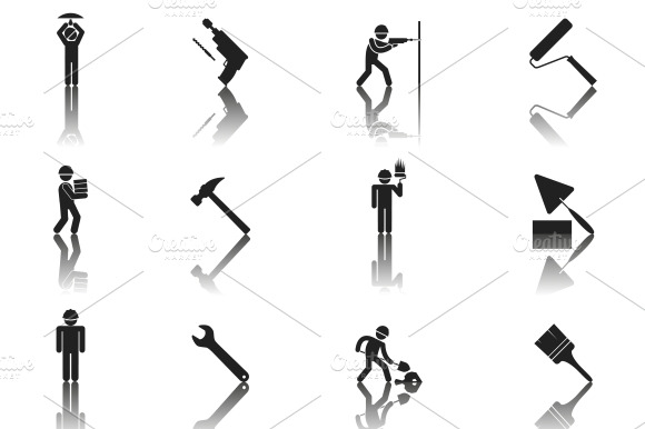 Construction Worker Icons