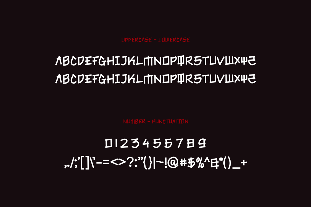 Japan Metrix - Font, a Handwritten Font by artchiles_design (Photo 4 of 5)
