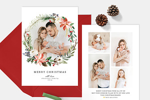 Christmas Card Template CD135