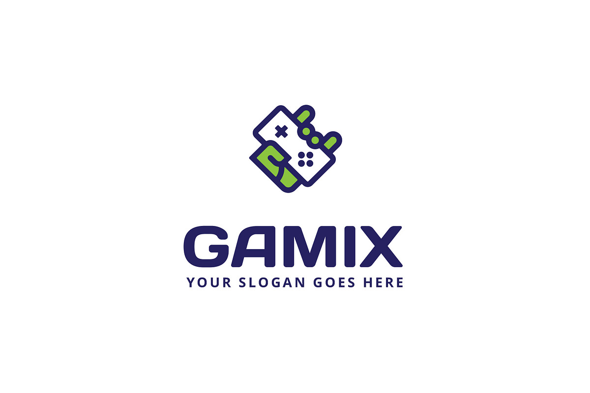 Gamix Gamepad Joystick Logo, a Branding & Logo Template by Tovarkovdesign (Photo 1 of 6)