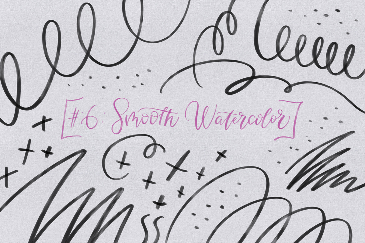 Basic Lettering Toolkit forProcreate, a Brush Add-On by Gray Cat Graphics (Photo 12 of 15)
