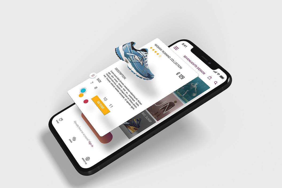 iPhone X Multilayer Mockup Set, an iPhone Mockup by Seven Lights (Photo 4 of 13)