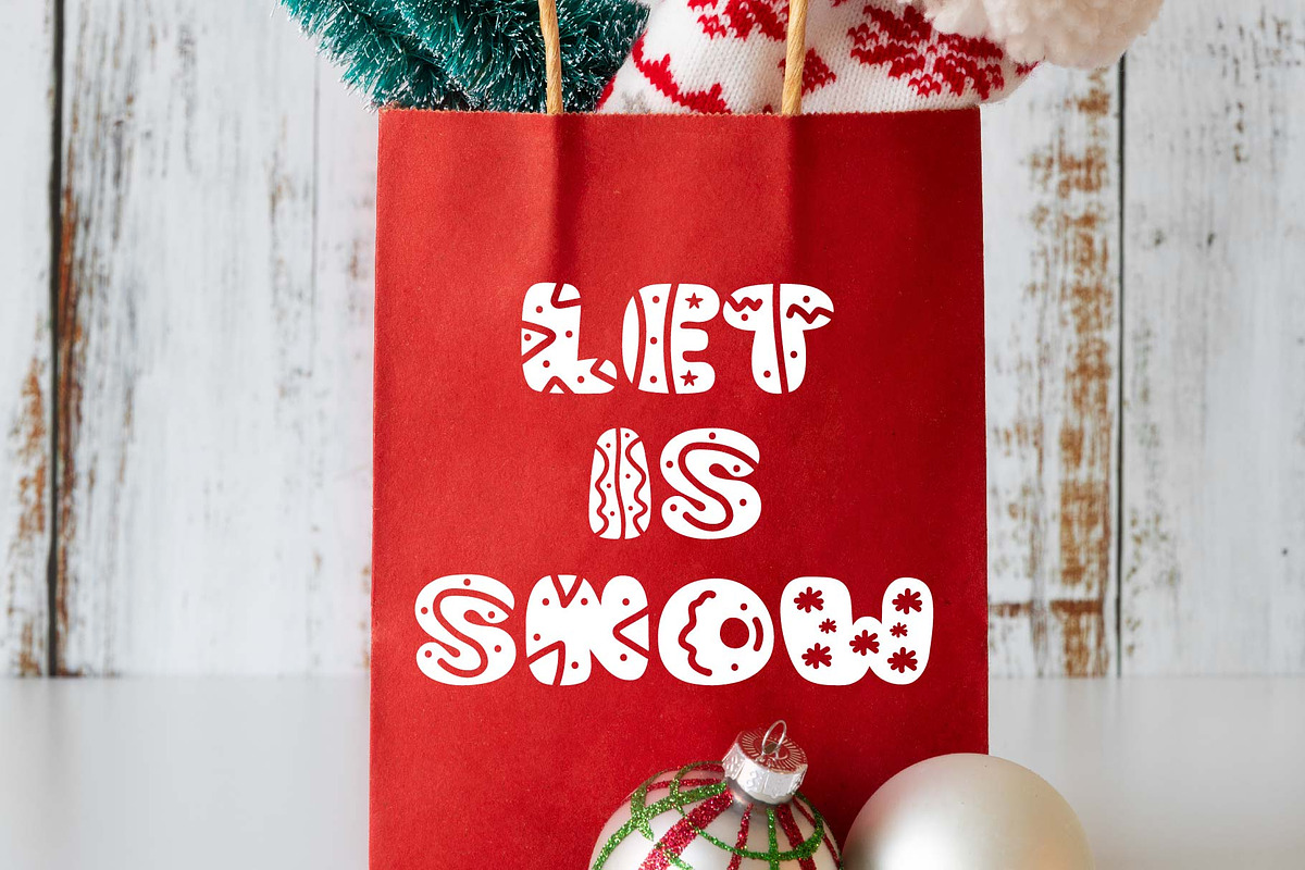 Xmas Enjoy font, a Handwritten Font by KengGraphic (Photo 4 of 10)