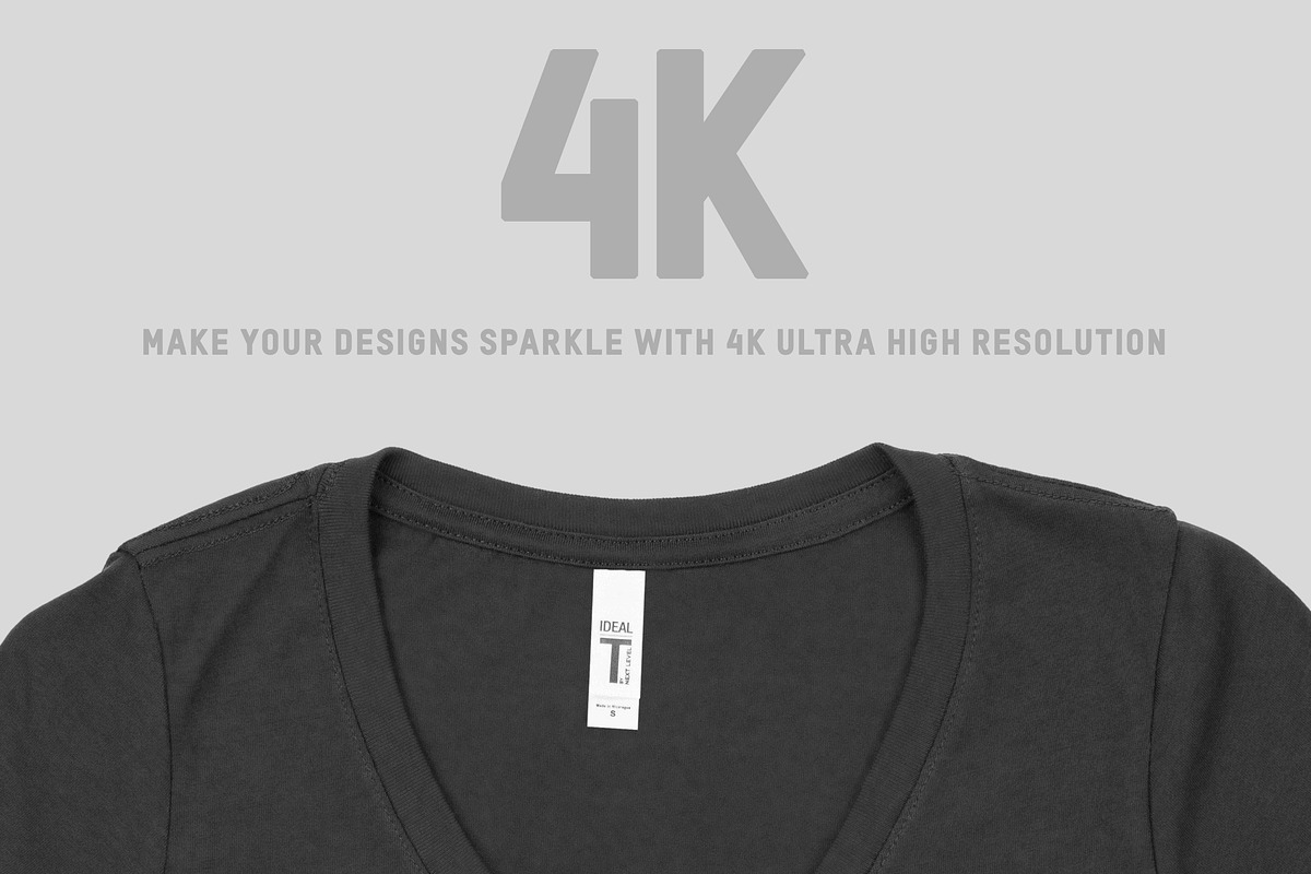 Next Level 1540 Women's Ideal V-Neck, a Shirt Mockup by Pixel Sauce™ (Photo 3 of 7)