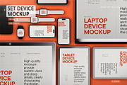 Set Device Mockup, a Wearable Device Mockup by Mockupnine (Thumbnail 1 of 3)