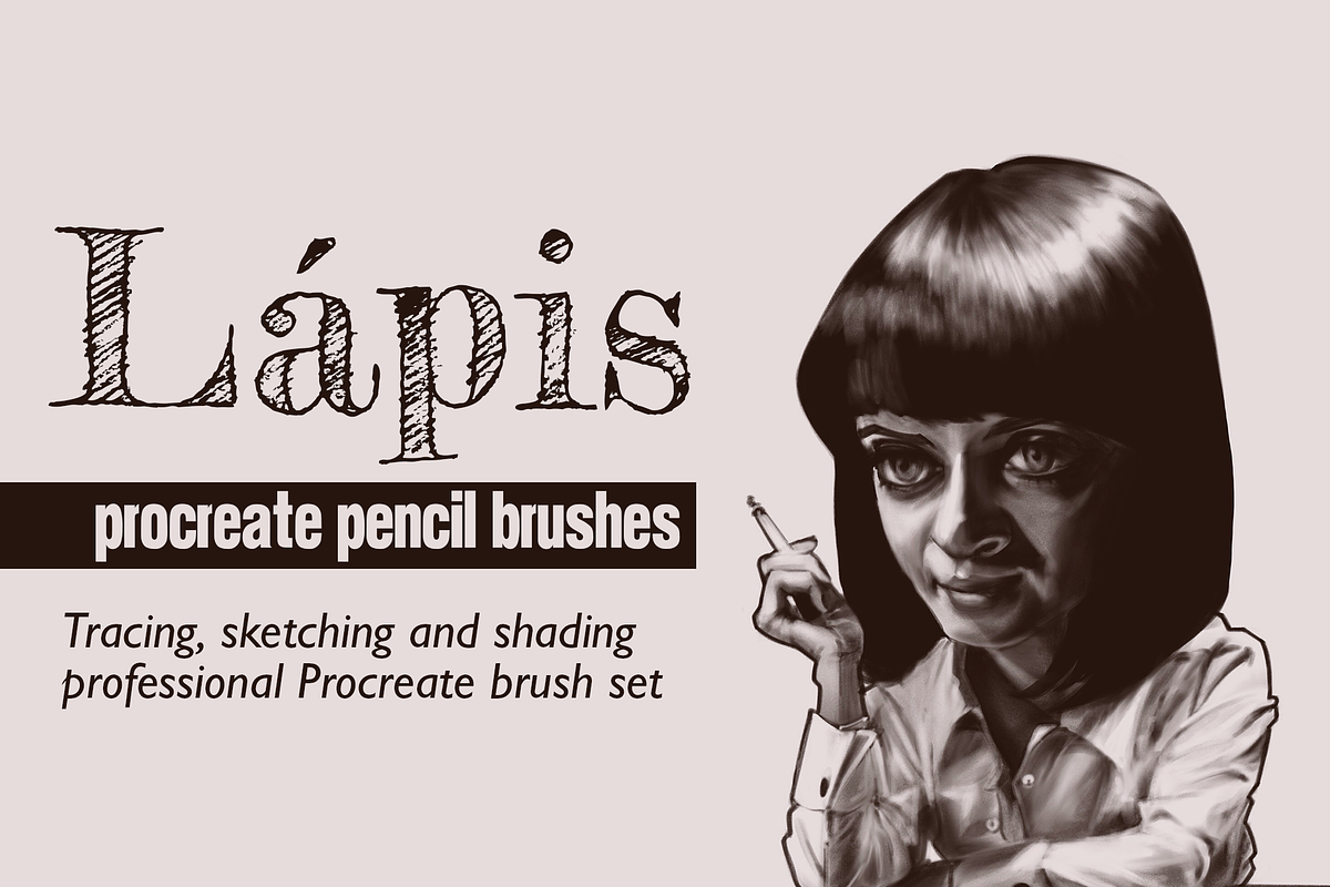 Lápis - Pencil Brushes for Procreate, a Brush Add-On by Unknown Art Guy Brushes (Photo 1 of 11)