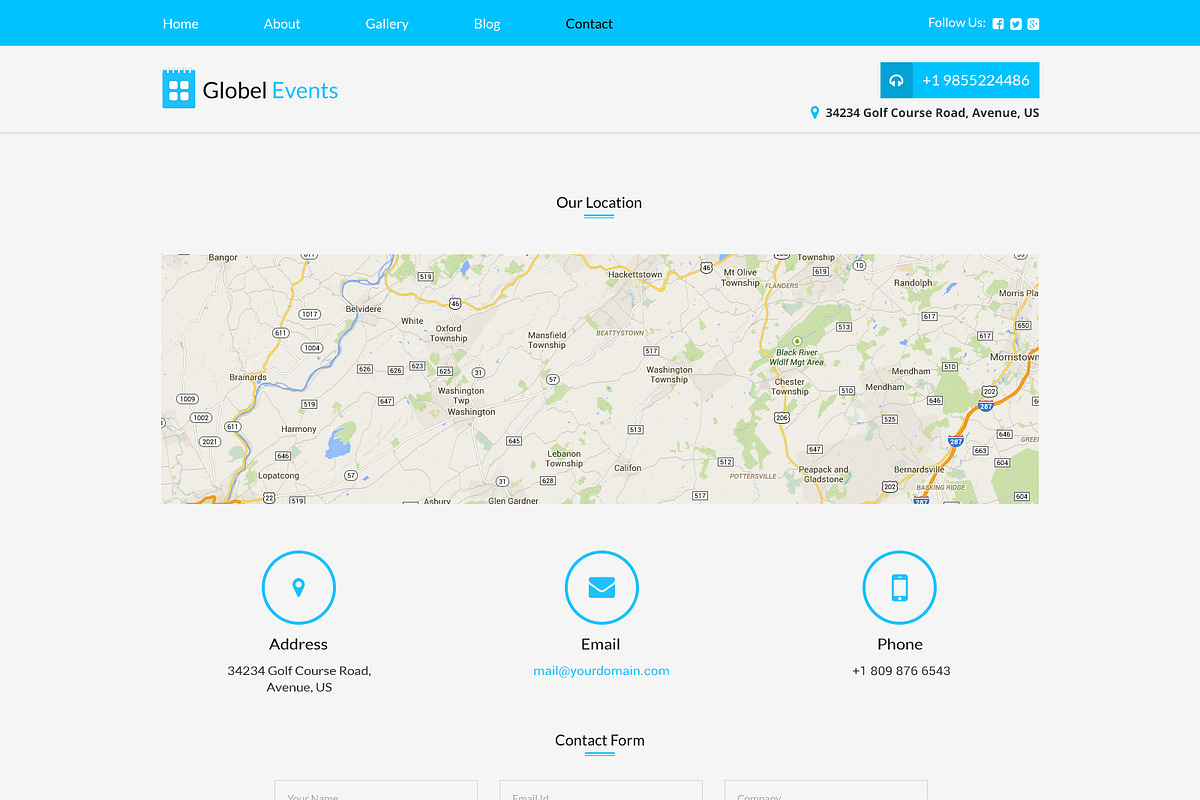 Globel Events PSD Website Template, a Websites & App Template by WebbyTemplates (Photo 7 of 7)