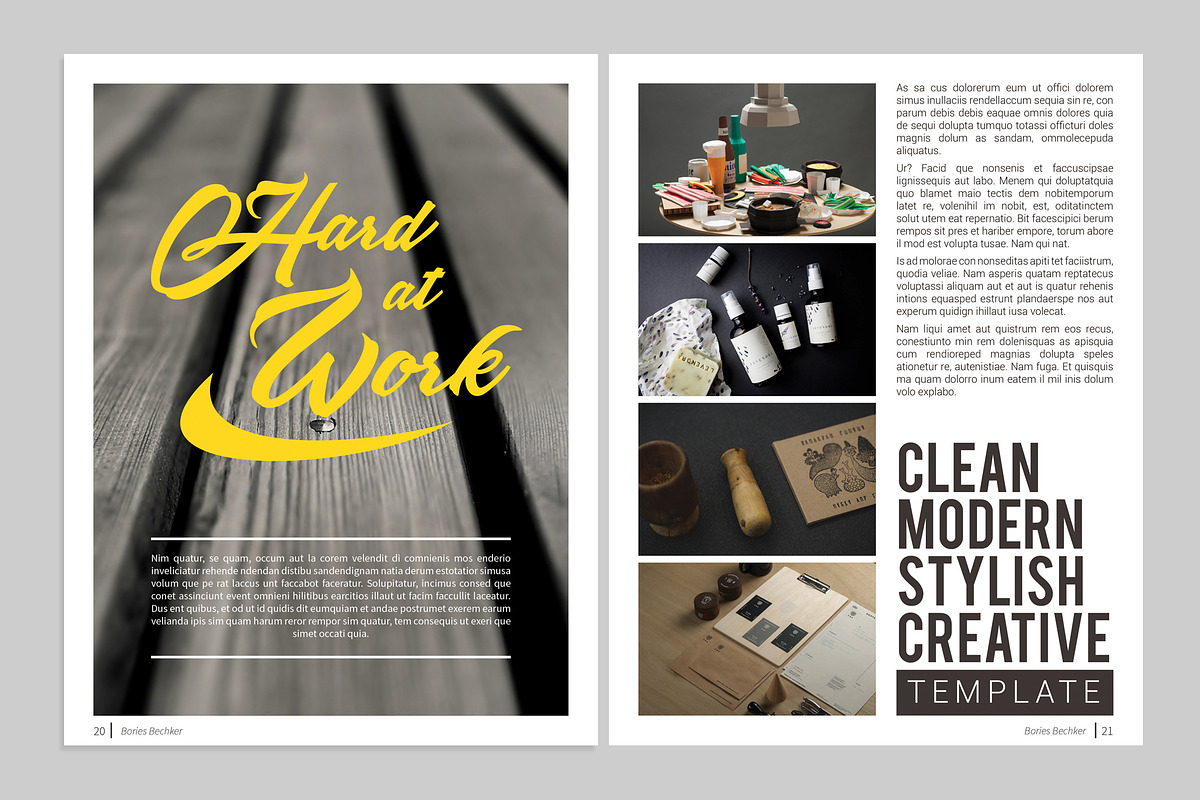 Creative Portfolio, a Brochure Template by BoriesBechker (Photo 11 of 13)
