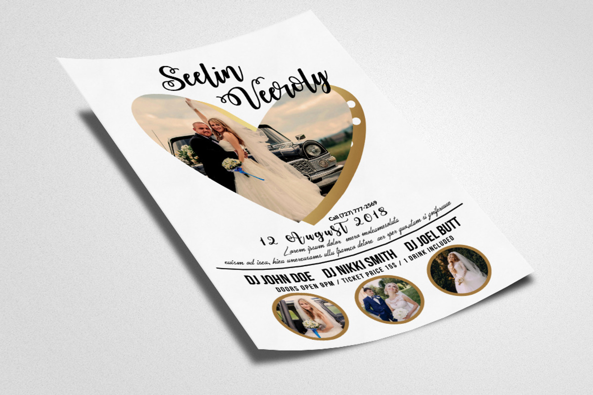 Wedding Flyer, a Flyer Template by Psd Templates (Photo 2 of 2)