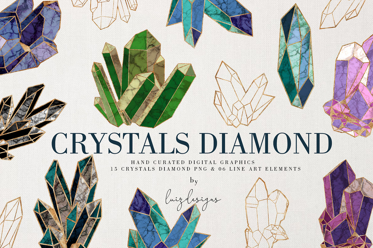 Crystals Diamond, an Illustration by Luiz da Rolt Grathwohl (Photo 1 of 6)