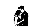 Couple Love Silhouette Bundle, an Illustration by jahid234 (Thumbnail 32 of 48)