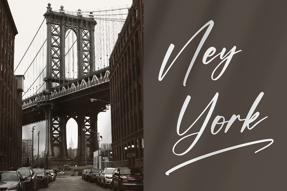 Hunterlost Modern Signature Font, a Script Font by Letterena Studios Script (Photo 5 of 15)