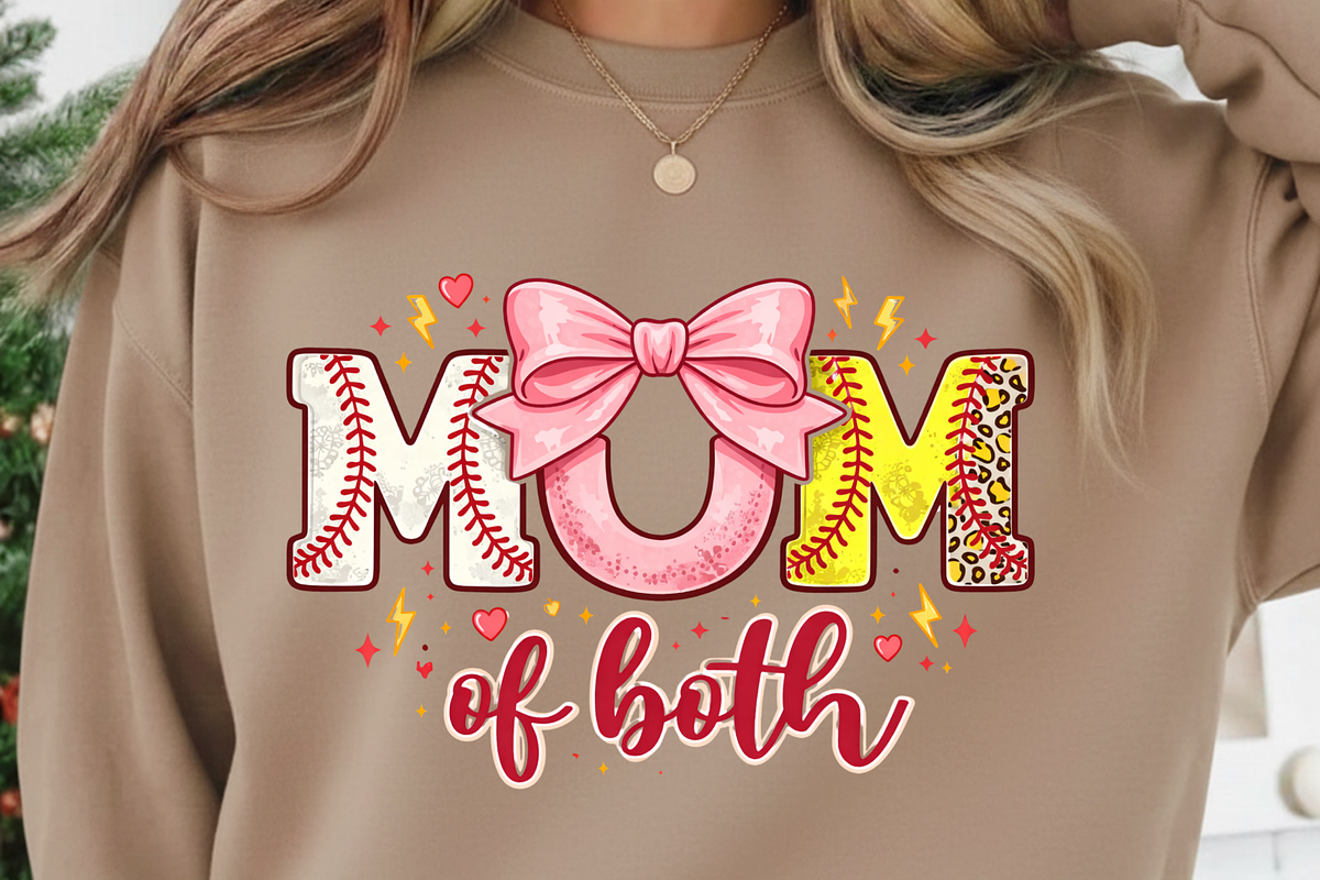Mom Of Both Baseball Softball PNG, a Graphic by Vector Portal (Photo 8 of 9)