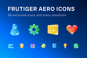 Frutiger Aero icons - 56 cool icons, a Solid Icon by Amazing Custom Icons