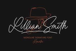 Lillian Smith | Signature Font, a Script Font by Lemonthe