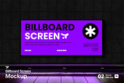 Billboard Screen Mockup, an Advertising Mockup by Rielismee (Thumbnail 1 of 5)