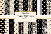 Ivory Halloween Digital Paper, a Pattern Graphic by Digital Curio (Thumbnail 1 of 4)
