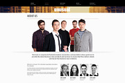 Unusual - Website Template, a Landing Page Template by Brand Square (Thumbnail 2 of 4)