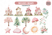 Watercolor Garden Fairies Clipart, a Decorative Illustration by TatiMockup (Thumbnail 4 of 5)