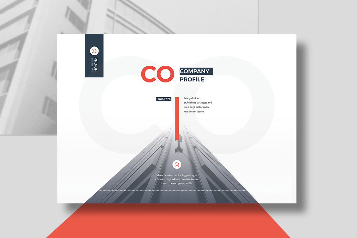 Company Profile Landscape A5, a Brochure Template by Pro-Gh (Photo 1 of 9)