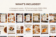 Bakery Instagram Templates, a Social Media Template by Anna Design Studio (Thumbnail 2 of 11)