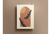 Bohemian Graphic Set, Wall Decor, a Decorative Illustration by NatalyN (Thumbnail 4 of 4)