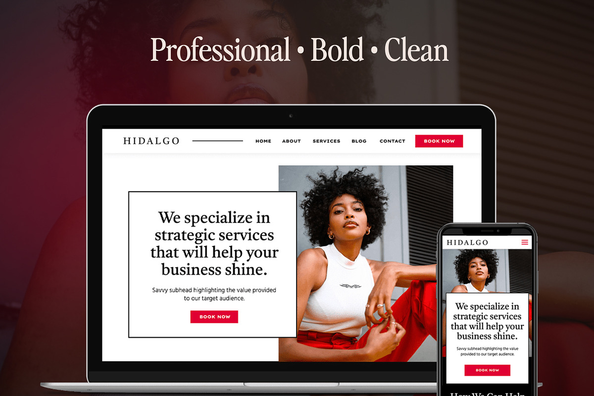 Showit Template for Small Businesses, a Websites & App Template by Amanda Pena Design (Photo 7 of 7)