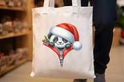 Christmas Peeking Out Zippers Clipa, a Seasonal Illustration by Rose Art (Thumbnail 5 of 5)