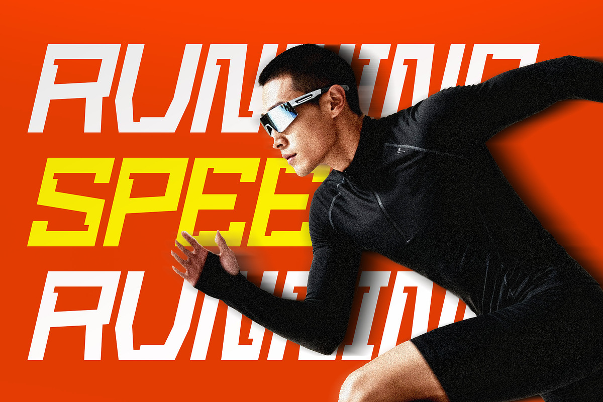 Newro Space - Modern Futuristic Font, a Sans Serif Font by Afkari Studio (Photo 7 of 9)