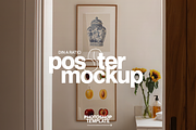 Set of Two Poster Mockups Washroom, an Advertising Mockup by WasMockups (Thumbnail 1 of 6)