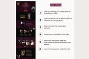 Systeme.io Violeta Night Waitlist, a Landing Page Template by Hayley's Digital Hub (Thumbnail 10 of 10)