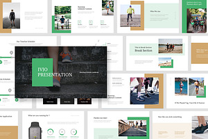 Ivjo : Fit Lifestyle Keynote, a Presentation Template by Punkl Camp