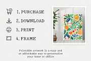 Pattern Wall Art Printable Set, a Wallpaper Graphic by Helospace (Thumbnail 9 of 10)