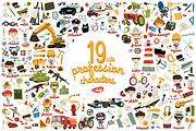 19 cute profession characters +, an Illustration by hand draw (Thumbnail 1 of 2)