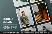 Cool & Clean - Lightroom Presets, a Preset Add-On by Truesight Supply Co. (Thumbnail 1 of 10)
