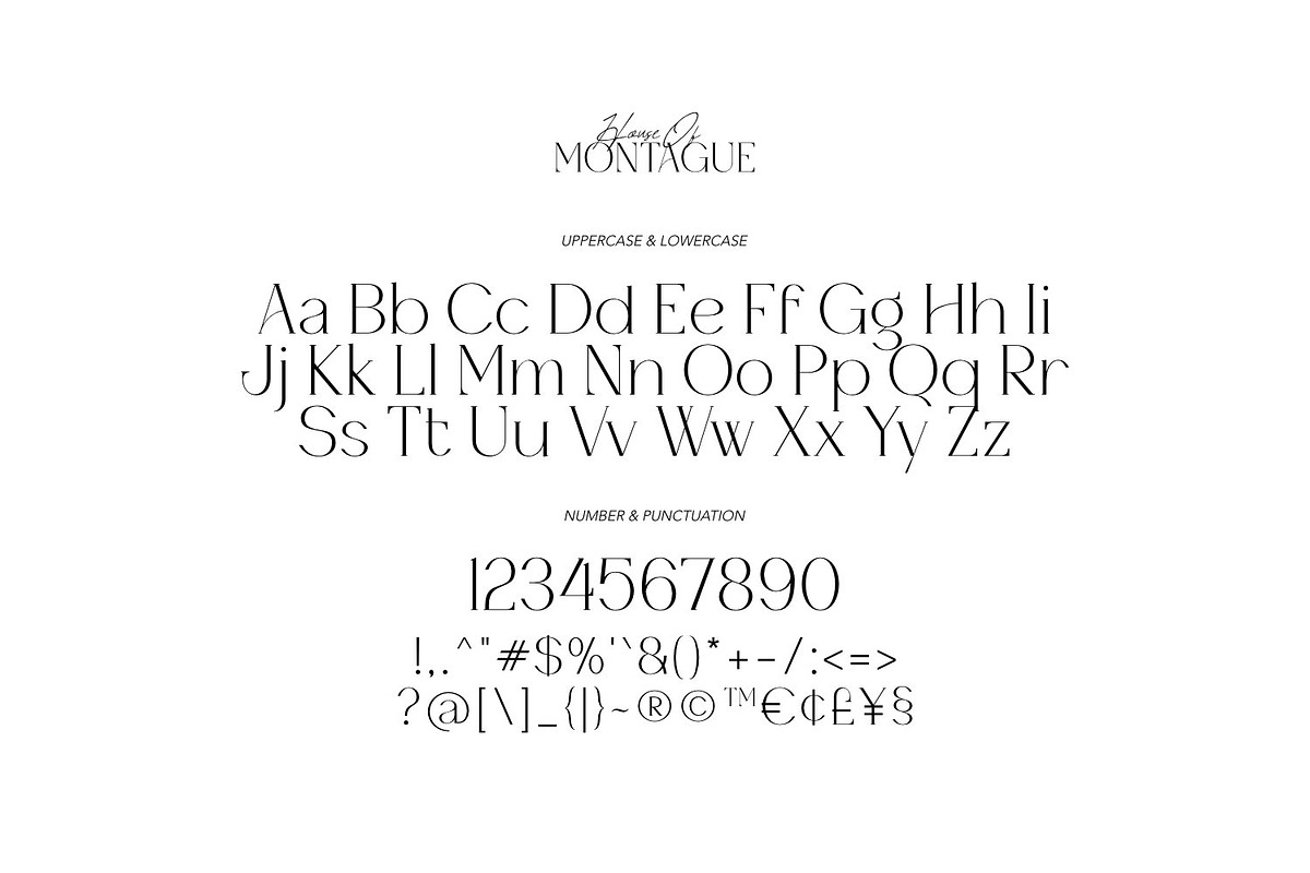 House of Montague - Classic Font Duo, a Serif Font by ikiiko (Photo 6 of 8)