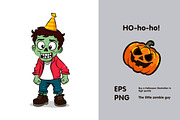 Creepy Zombie Kid Halloween image, a Seasonal Illustration by Kapitosh (Thumbnail 2 of 2)