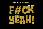 Big Gig Font, a Sans Serif Font by Price Foundry (Thumbnail 6 of 7)